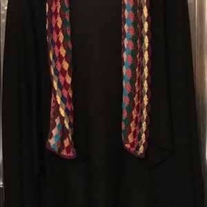 Alterd States sweater colorful crochet collar